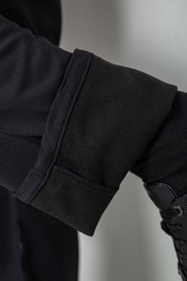 Штани чоловічі класичні утеплені, колір чорний, 244RFH310 | Зображення 5