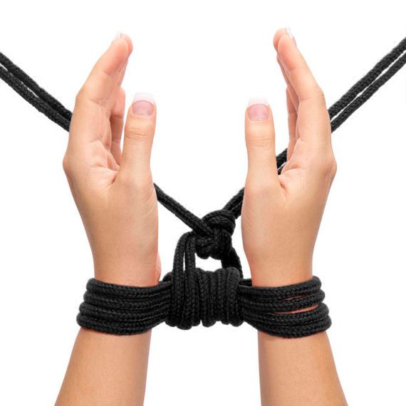 Мотузка - Fetish Bondage Rope Black, 10 м | Зображення 5