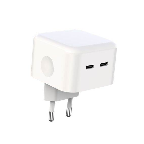 Мережевий зарядний пристрій XO L102 EU Dual type-C port 35 W Type-C to Lightning
