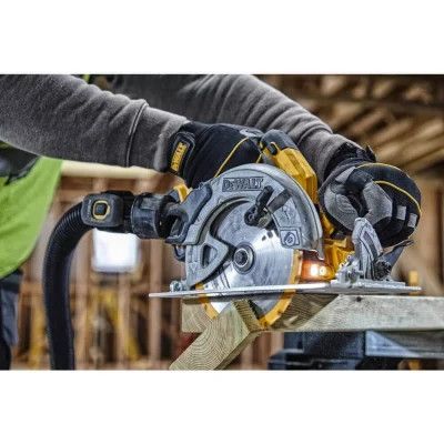 Дисковая пила DeWALT 18В XR Li-Ion, диск 184х16 мм (без АКБ та ЗП) (DCS570N) | Зображення 5