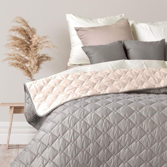 Покривало IDEIA 86995 Україна 180*210  мікрофібра Сірий