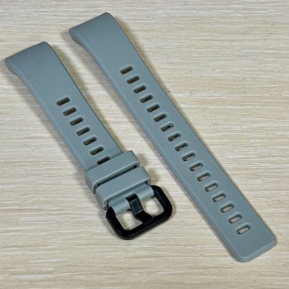 Силіконовий ремінець Primo для фітнес-браслета Huawei Honor Band 4 / 5 - Grey | Зображення 5
