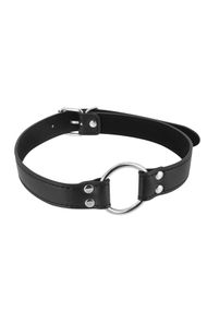 Кляп з кільцем Fetish Tentation Ring Gag, Чорний, One Size