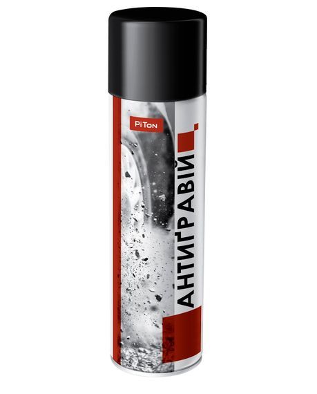 Антигравій (гравітекс) PiTon чорний 500мл аєр. 1017