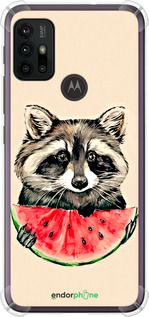 Чохол на Motorola Moto G10 Єнотик з кавуном "4605sp-2319-2448"