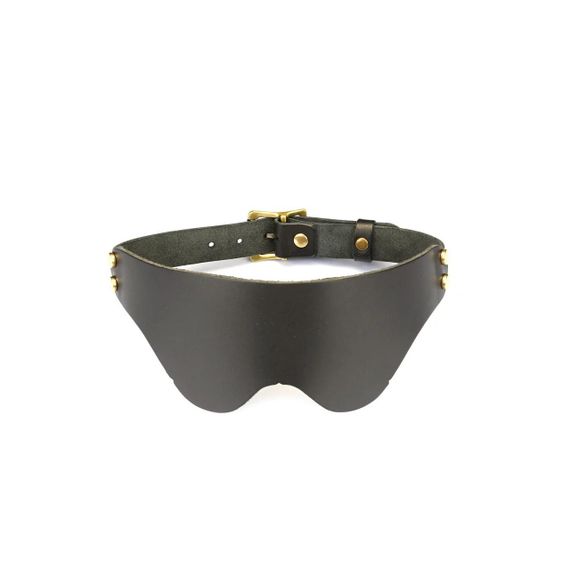 Шкіряна маска на очі Liebe Seele Samurai Blindfold sexstyle