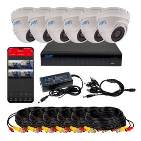 Комплект видеонаблюдения SEVEN KS-7616OW-5MP 6 камер 5Мр