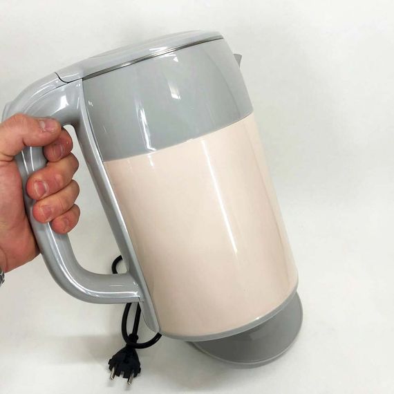 Электрочайник дисковый Rainberg RB-2244 2000 Вт 2л, стильный электрический чайник. WU-672 Цвет: розовый