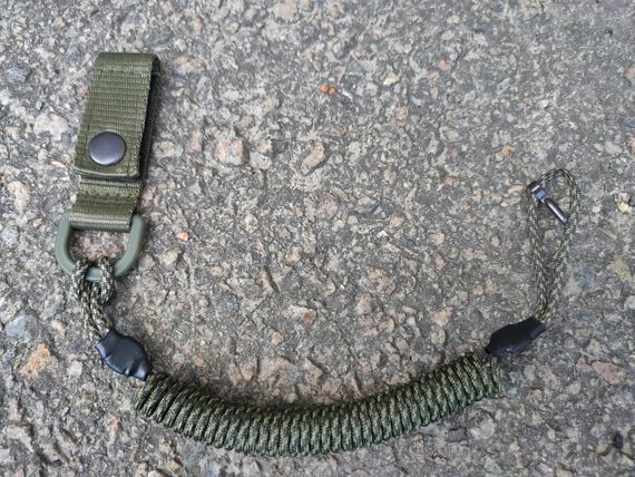 Шнур страховий витовий Пистолетний Тренчик для пістолета паракорд олива пікселів 974-1 ms | Зображення 3