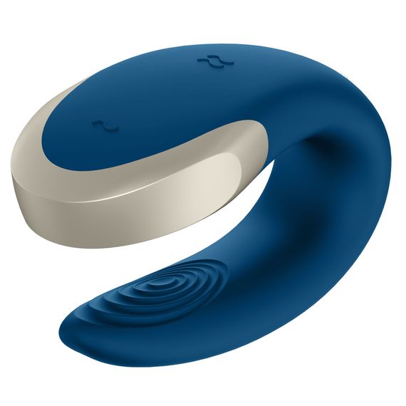 Смарт-вібратор для пар Satisfyer Double Love (Blue) | Зображення 4