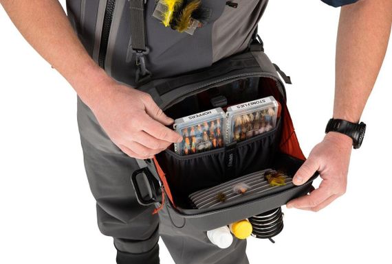 Сумка на пояс Simms Freestone Hip Pack к:black | Зображення 4