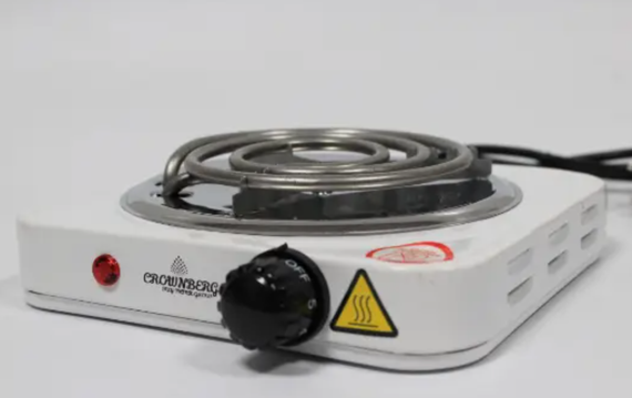 Електроплита CROWNBERG СВ-3740 1000W спіральна | Зображення 1