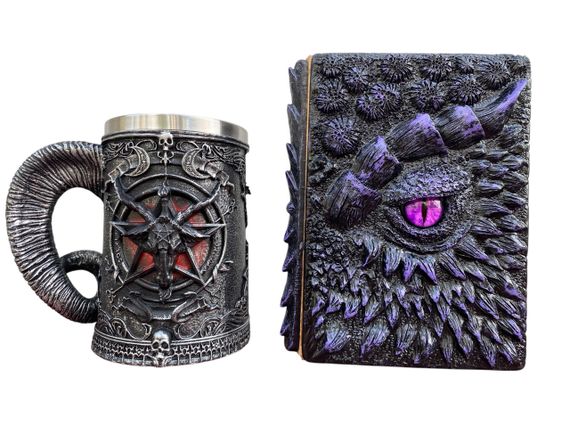 Подарунковий набір Кухоль 3D Стародавні Боги та Блокнот 3D «Око Ілюзій»