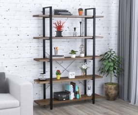 Стеллаж Loft Design Сингл-5-135 орех-модена
