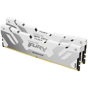 Модуль памяти для компьютера DDR5 32GB (2x16GB) 8000 MHz Renegade White Kingston Fury (ex.HyperX) (KF580C38RWK2-32)