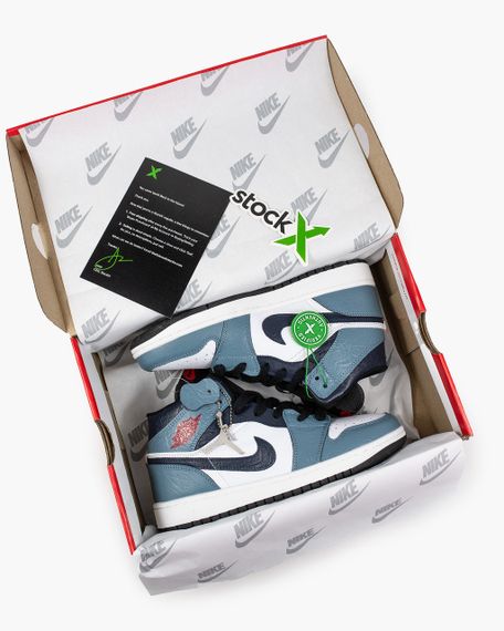 Крихітки Air Jordan 1 Retro Paper Blue ТОП В’єтнам [36 - 41 р.] 40 | Зображення 8