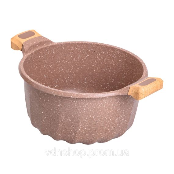 Алюмінієва каструля (8 л), Ø28 см, з кришкою, з антипригарним покриттям MGC HP-4-434CO | Зображення 1