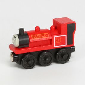 Дерев'яний паровозик Скарли Skarloey поїзд на магнітах з мультфільму Томас та його друзі