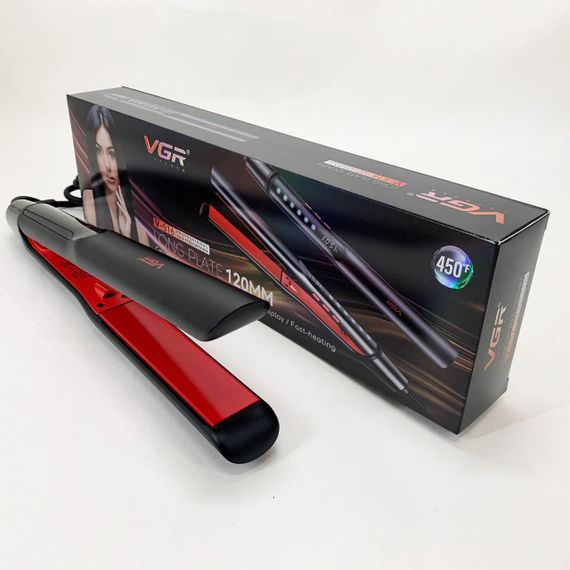 Плойка праска гофре випрямляч VGR, Електричний випрямляч для гладкого волосся, Плойка-випрямляч BM-10 | Зображення 5