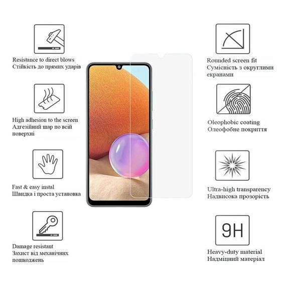 Скло захисне Drobak Samsung Galaxy A05 (676744) | Зображення 2