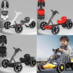 Електромобіль складний з акумулятором 6V 4.5Ah та швидкістю до 6 км/год/M-6072 Eco Koleso