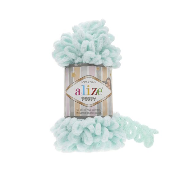 Пряжа Alize Puffy 15 алізе пуффі плюшева