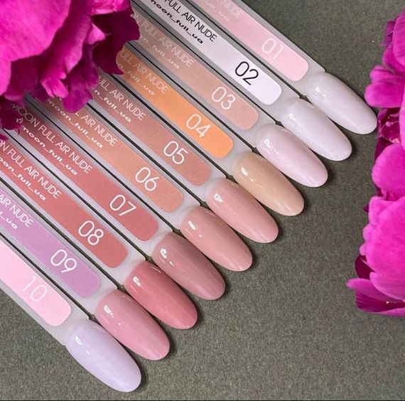 Гель лак Moon Full Air Nude №04 світло-бежевий 8мл | Зображення 1