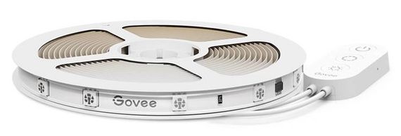 Стрічка світлодіодна Govee  розумна H619A RGBIC Basic Wi-Fi + Bluetooth LED Strip Light With Protective Coating 5м Білий (H619A3D1)