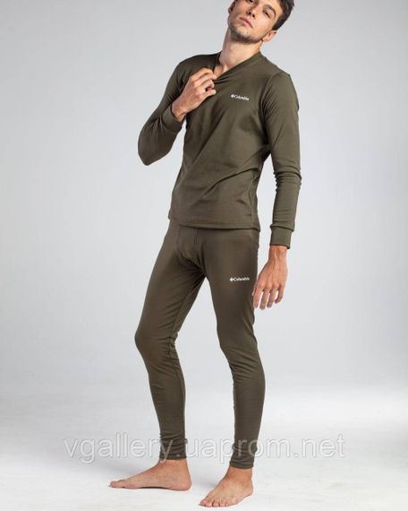 Комплект термобілизни Хакі COLUMBIA на флісі | Зображення 4
