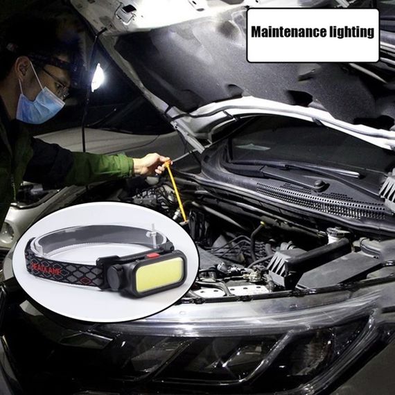 Компактний налобний ліхтар BL-008+COB, Налобний ліхтар, Ліхтар для нічної їзди на лоб потужний QG-29