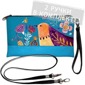 Клатч через плече 25x15 см (KL_GL_FFL019_GOL)