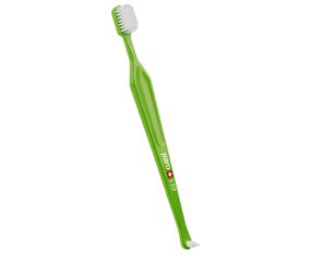 Зубна щітка м’яка paro® toothbrush S39 з монопучковою насадкою в поліетиленовій упаковці, салатова