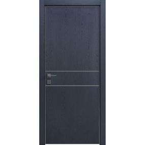 Двері міжкімнатні Rodos MODERN Flat 1 сосна браш Cobalt