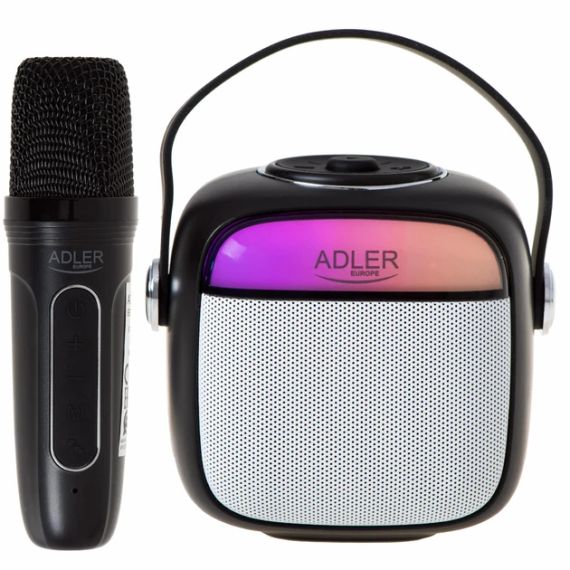 Набір для караоке Adler AD 1199 чорний SD/USB/AUX/Bluetooth (UA-01)