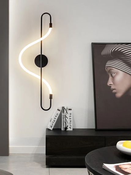 Бра LED 27039 Чорний 70х25х8 см.