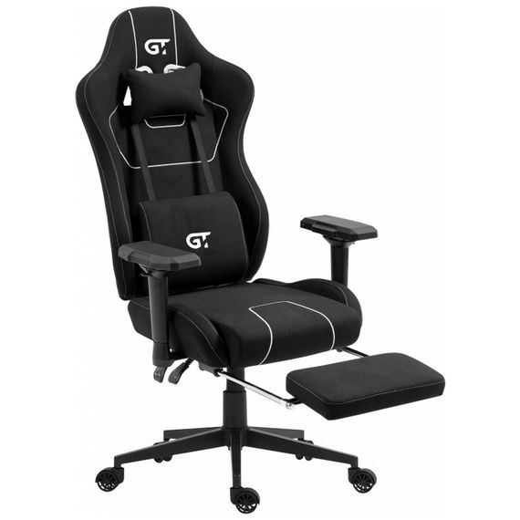 Крісло ігрове GT Racer X-2305 Black (X-2305 Fabric Black) | Зображення 3