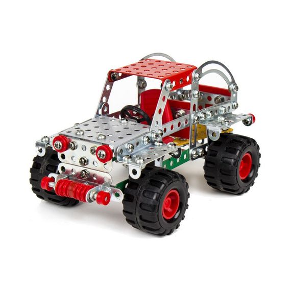 Детский Конструктор металлический "Авто" ТехноК 3855TXK, 312 деталей | Зображення 4