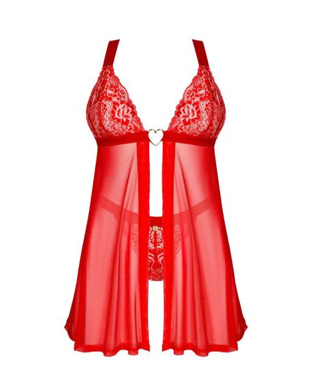 Бебі-дол Obsessive Elianes babydoll & thong XL/2XL sexstyle | Зображення 2