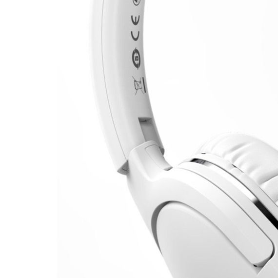 Беспроводные наушники Baseus Encok Wireless headphone D02 Pro White | Зображення 3