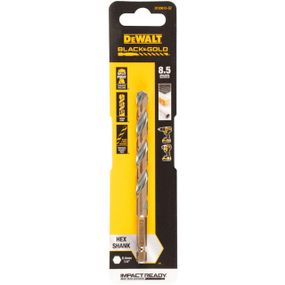 Свердло по металу 8,5 мм EXTREME IMPACT Black & Gold DeWALT DT20613