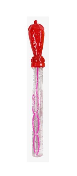 Мильні бульбашки "Фрукти" TC 16877 WToys, висота 25см, Ціна за 1 штуку (6973472190200) Червоний