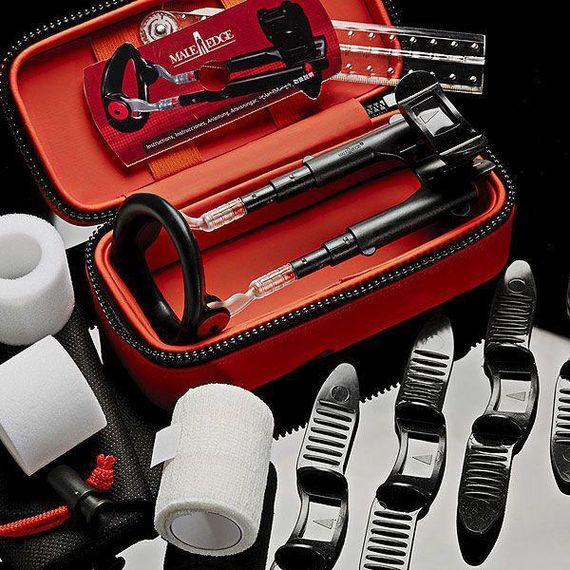 Екстендер для збільшення члена Male Edge Pro, ремінцевий, маса всього 65 г, міцний пластик Sex Aura | Зображення 1