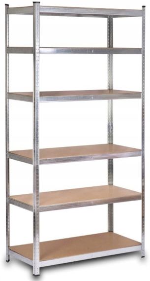 Стелаж металевий для кладовки комори підвалу 6 полиць 220х110х50 Bonro G2211 | Зображення 1