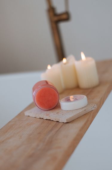 Гідрофільний цукровий скраб з олією Ши "Фруктовий мікс". Органічний склад, ручна робота. | Зображення 2