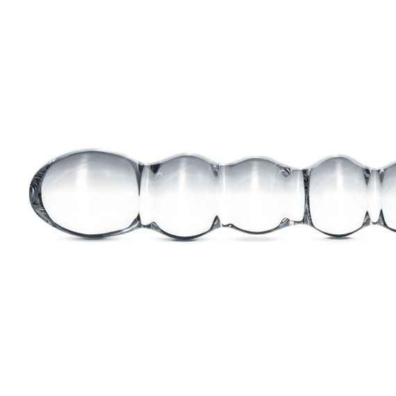 Скляний дилдо у вигляді намистин Gildo Glass Dildo No. 19 sexstyle | Зображення 1