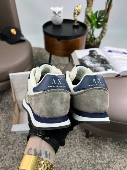 Чоловічі кросівки Exchange AX Grey White замша , текстиль , В'єтнам 45 28.5 | Зображення 2