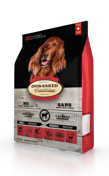Корм Oven-Baked Tradition Dog Adult Lamb сухой с ягненком для взрослых собак 11.34 кг