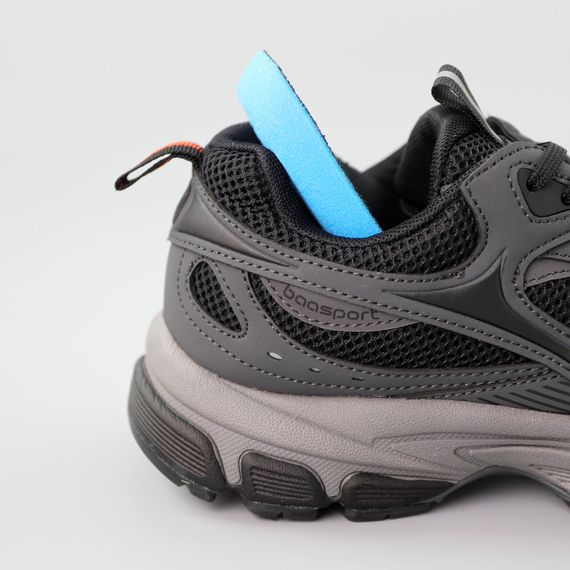 Кросівки чоловічі шкіряні 591325 Темно-сірі 41 42 43 44 45 | Зображення 6