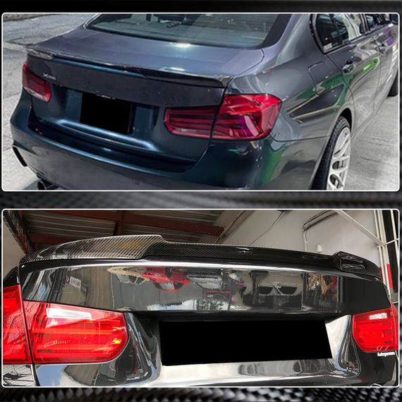 Спойлер кришки багажника Карбон V10 (SD) для BMW 3 серія F-30/31/34 2012-2019 рр | Зображення 5
