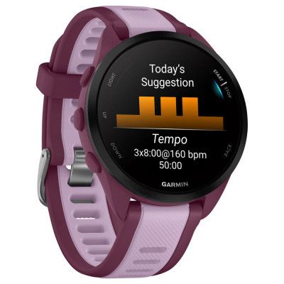 Смарт-часы Garmin Forerunner 165 Music, GPS, WiFi, Berry/Lilac, GPS (010-02863-33) | Зображення 8